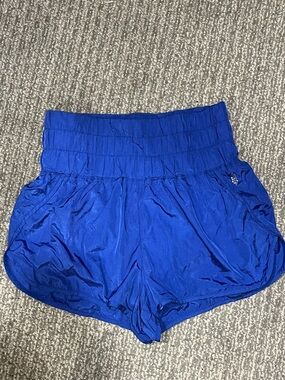 FP Movement by Free People Electric Blue High-Waist Athletic Shorts